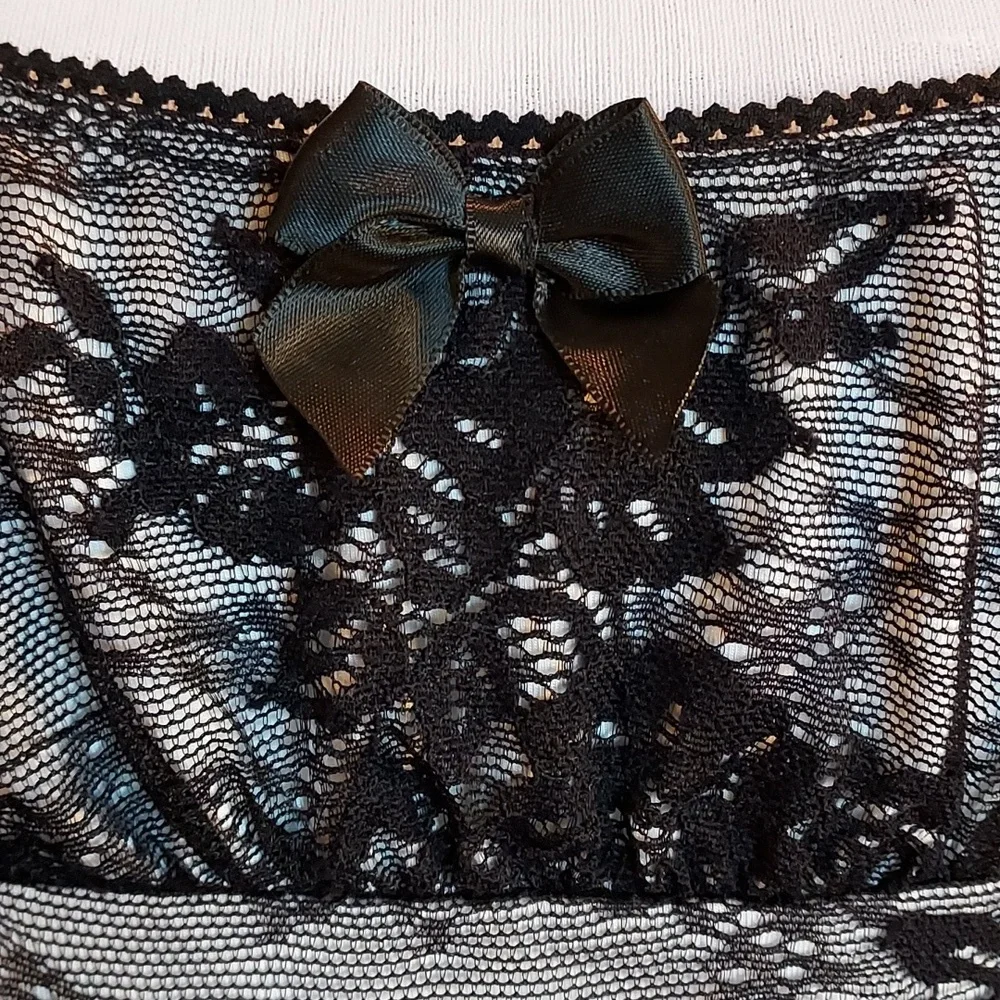 Dolls Kill Widow NWT Goth Whimsigoth Steampunk Coquette Festival Alt Lace Top L - Picture 7 of 10